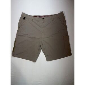 Wrangler ATG All Terrain Gear Mens Cargo Shorts Tan Khaki Stretch 44